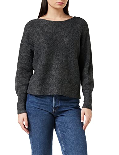 ONLY Damen Lockerer Strickpullover | Knitted Basic...