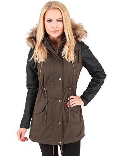 Urban Classics Damen Jacke Jacke Leather Imitation...