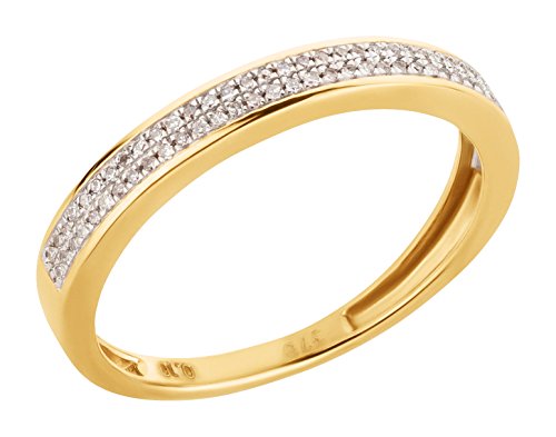 Ardeo Aurum Damenring aus 375 Gold Gelbgold mit...