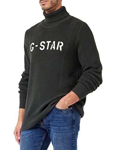 G-STAR RAW Men's Stencil gr Turtle Knit Pullover...