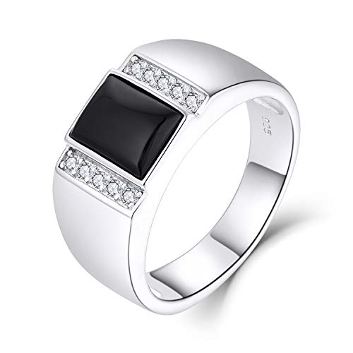 JO WISDOM Herren Ring Breit Silber 925,Klassischer...