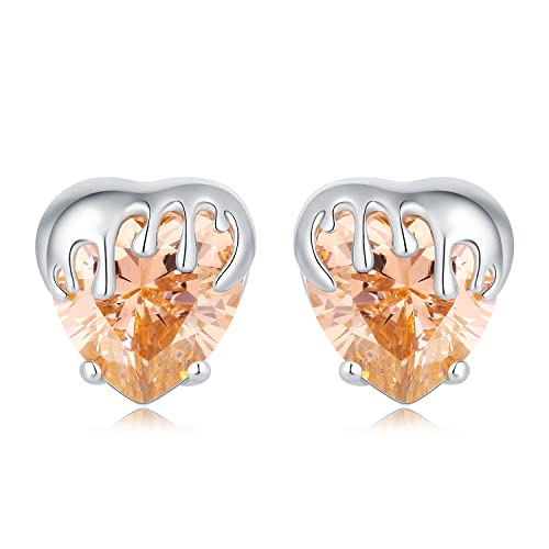 JewelryPalace Honig Herz Liebe 9.2ct Orange...