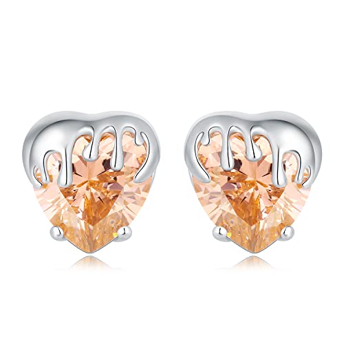 JewelryPalace Honig Herz Liebe 9.2ct Orange...