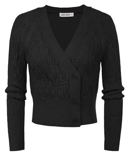 GRACE KARIN Damen Langarm Trachtenjacke...