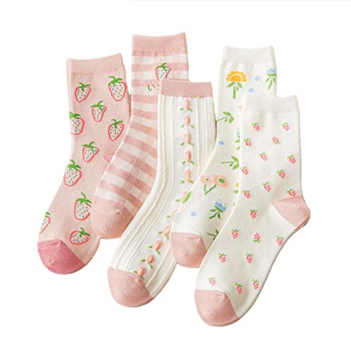 UKKO Socken 5 Stück Frühlingsmode Sommer Socken...