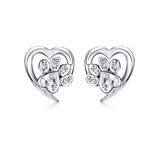 AdronQ 3 Farben Real 925 Sterling Silber Pfote...