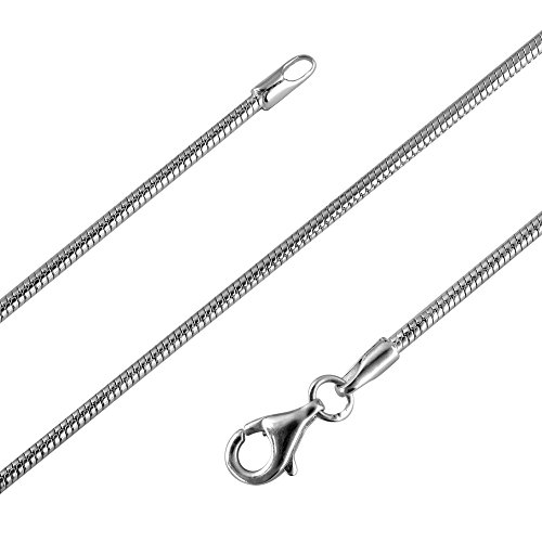Avesano Schlangenkette 925 Silber für Damen...