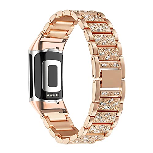 Ahayo Damen Armband für Fitbit Charge 5,...