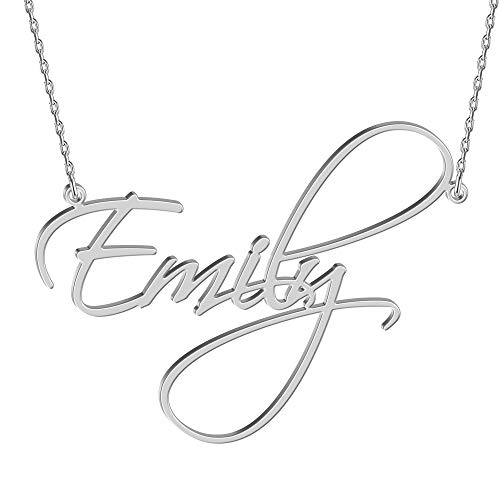 JOELLE JEWELRY Personalisierte Namenskette Silber...