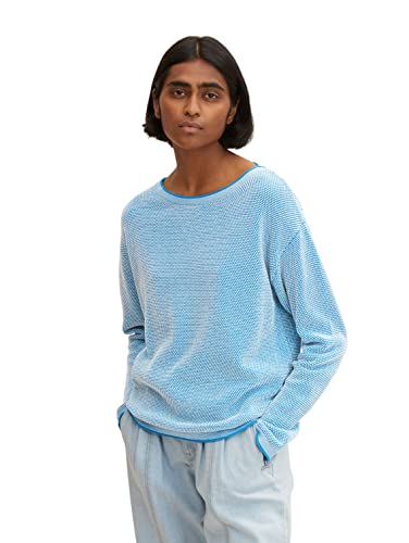 TOM TAILOR Damen Strickpullover aus Bio-Baumwolle