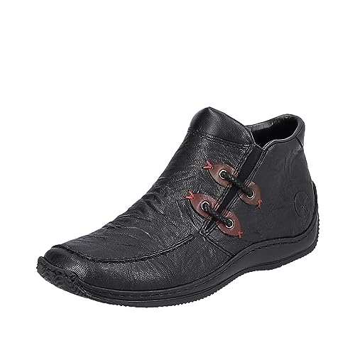 Rieker Damen L1787 Halbschuhe, Schwarz, 40 EU