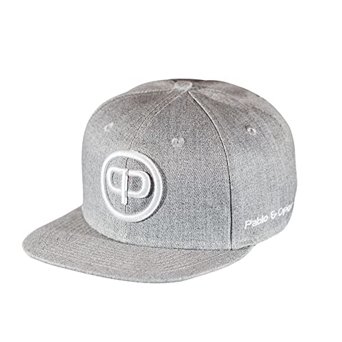 Pablo & Capone Snapback Cap - Grey & White 2.0