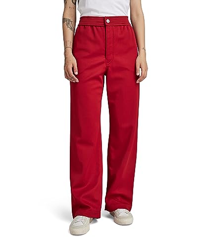 G-STAR RAW Damen Stray track sw pant wmn, Rot (dk...