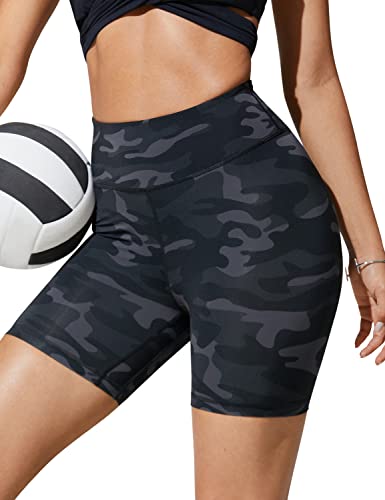 CRZ YOGA Damen Badeshorts High Waist Kurze...