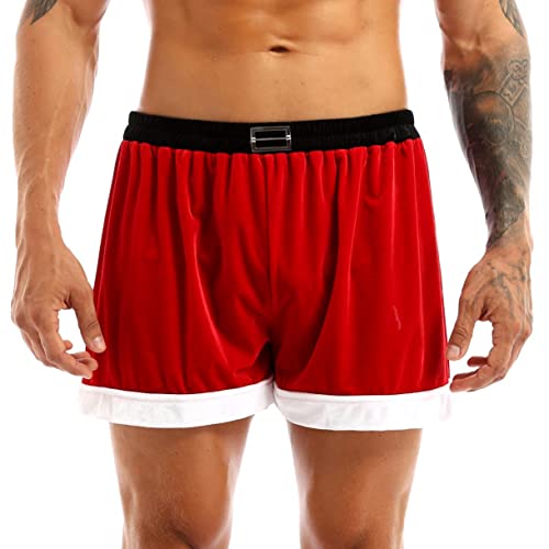 FEESHOW Herren Boxer Shorts Weihnachten...
