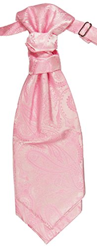 Paul Malone Plastron rosa paisley...