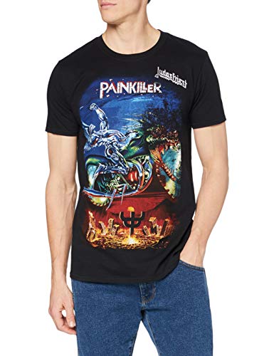 Rocks-off Herren Judas Priest Painkiller T-Shirt,...