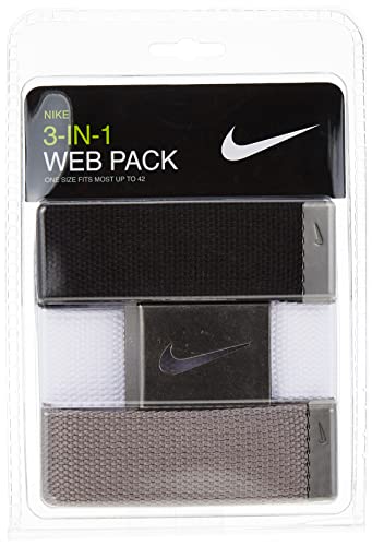 Nike Herren 3er-Pack Golf Web Gürtel