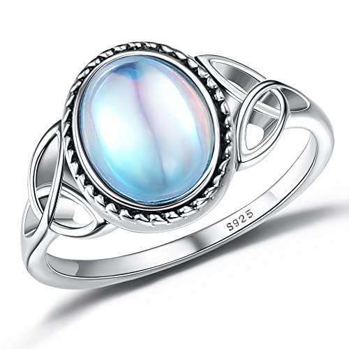 Adramata 925 Sterling Silber Ring für Damen...