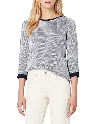 TOM TAILOR Denim Damen Pullover mit 3/4-Armlänge...
