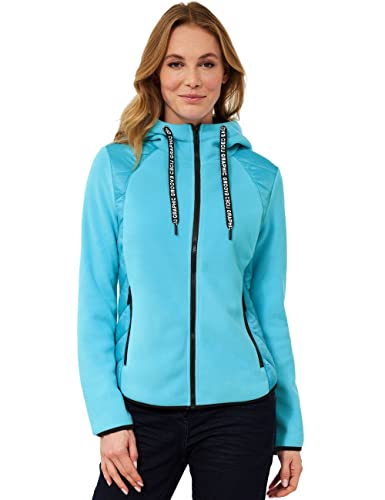 Cecil Damen B211785 Fleecejacke, Aquatic Blue, XL