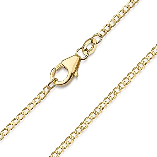 Goldkette Damen 585 Echtgold - Panzerkette 45cm...