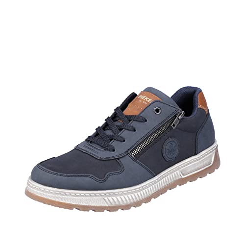 Rieker Herren 37029 Sneaker, blau, 42 EU