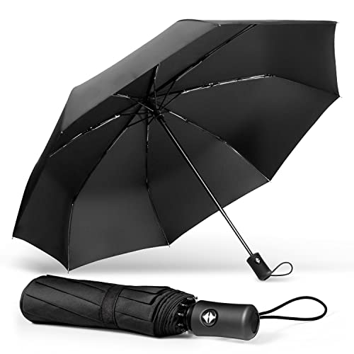 TechRise Regenschirm Taschenschirm mit...
