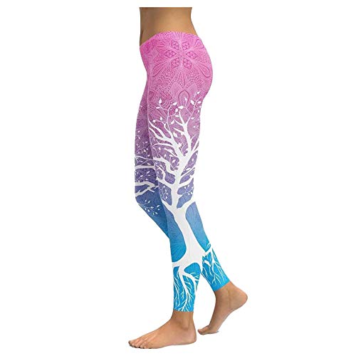 Leggings Damen Druckhose Damenhose Yoga Running...