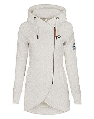 ELFIN Damen Jacken Sweatjacket Damen Sweatjacke...