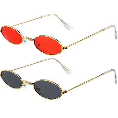 Frienda 2 Paare Vintage Sonnenbrille Runde Brille...
