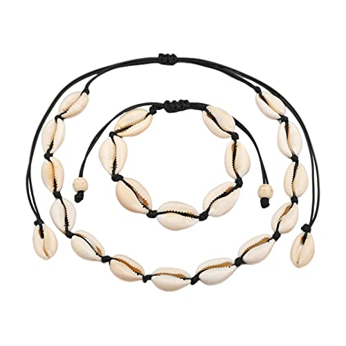 JZTRADING Muschelkette Muschelarmband Muschelkette...
