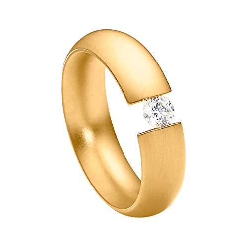 Heideman Ring Damen Intensio aus Edelstahl gold...