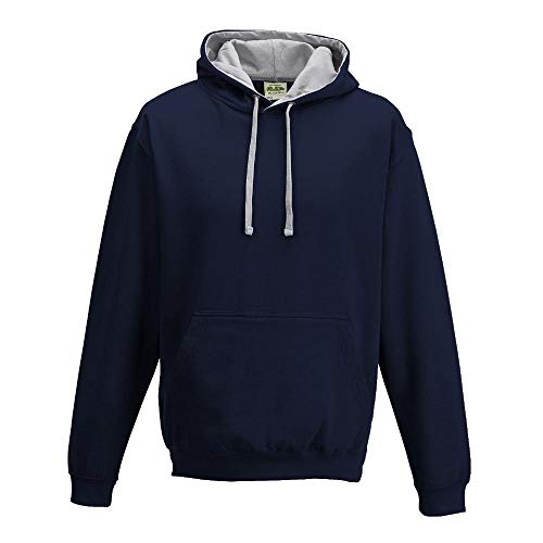 Unbekannt Just Hoods Varsity Hoodie mit farblich...