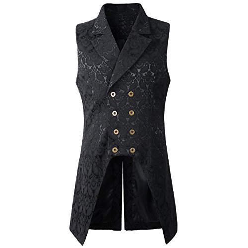 Nofonda Herren Weste Gotisch Steampunk Mittelalter...