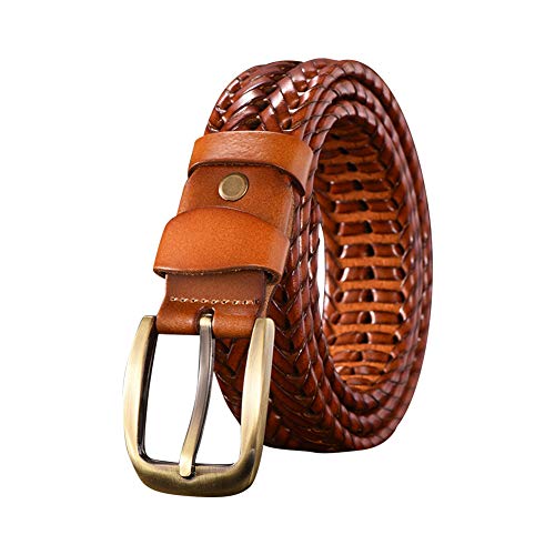 Daytwork Geflochtener Leder Gürtel Herren -...