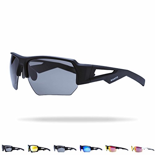 NAKED Optics Sports Sunglasses (Charge Halfframe...