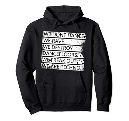 We Rave | Festival Rave EDM Techno Pullover Hoodie