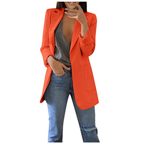 Dasongff Damen Blazer Sakko Langarm Elegant...