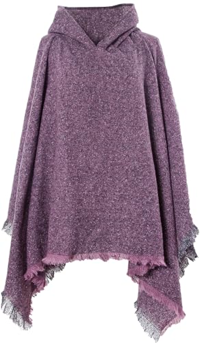 PADOLA Damen Kaputzenpullover Strick Elegantes...