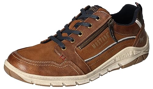 MUSTANG Herren 4160-301 Sneaker, Kastanie, 43 EU