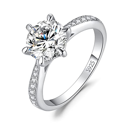 JewelryPalace Klassisch 8mm 2ct Rundschliff...