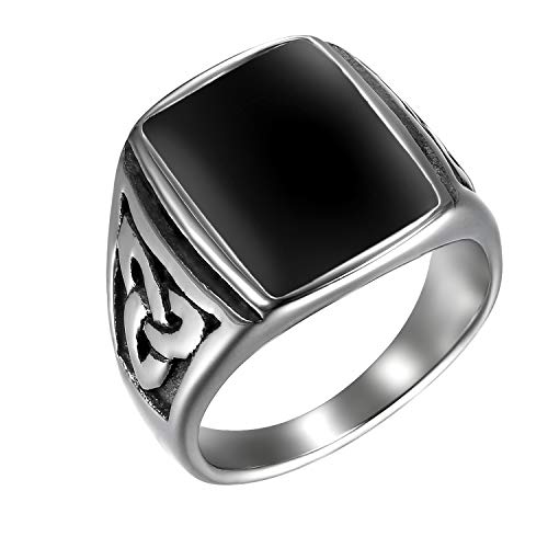 JewelryWe Schmuck Herren-Ring, Irischen...