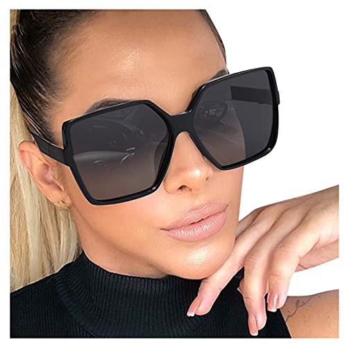 AYOrpeg Frauen Sonnenbrille Stilvolle Übergroße...
