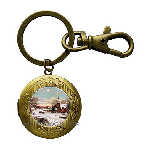 MT194 Schlüsselanhänger aus Glas, Cabochon,...