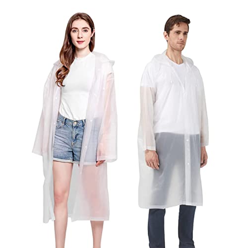 2 Stück Regenponcho Regenponchos Regenmantel...