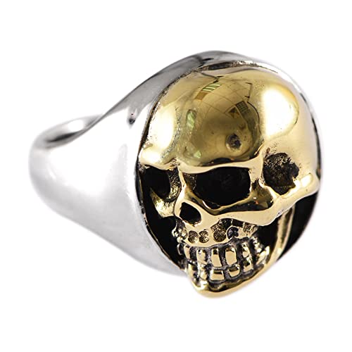 ANAZOZ Herren Ringe Silber Echt, Punk Ring Herren...