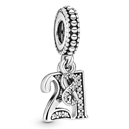 Pandora Damen-Bead Charms 925 Sterlingsilber...