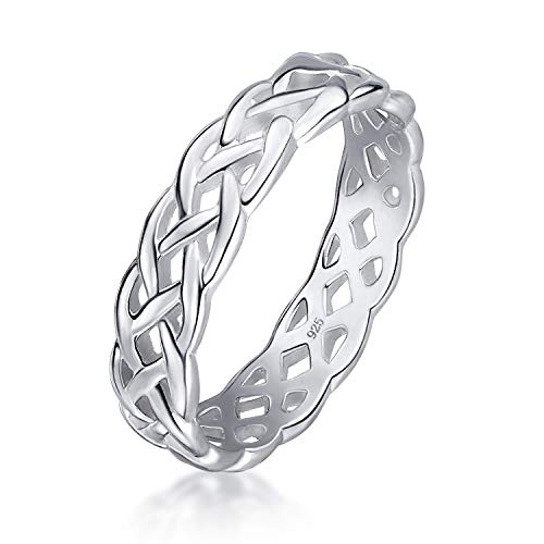 Amberta Damen Ring aus Sterling Silber Keltisches...