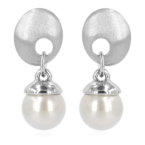 Perlen-Ohrringe Silber Schmuck mit Perlen Damen...